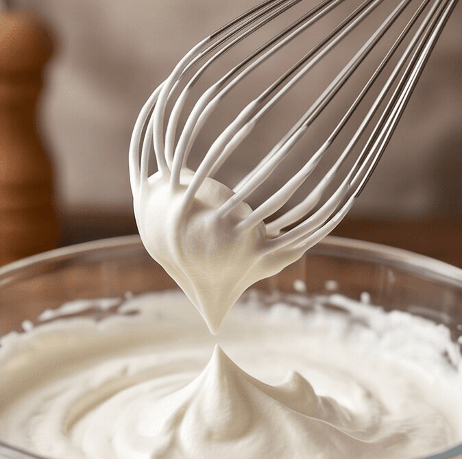 Manual Egg Whisk with Wooden Handle - Large 6