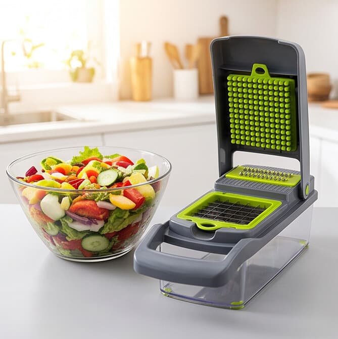 Metal Grater JK001 (Multi-Blade Metal Grater with Plastic Handle) 7