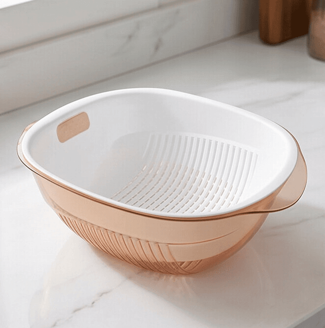 Plastic Colander Basket with Handles