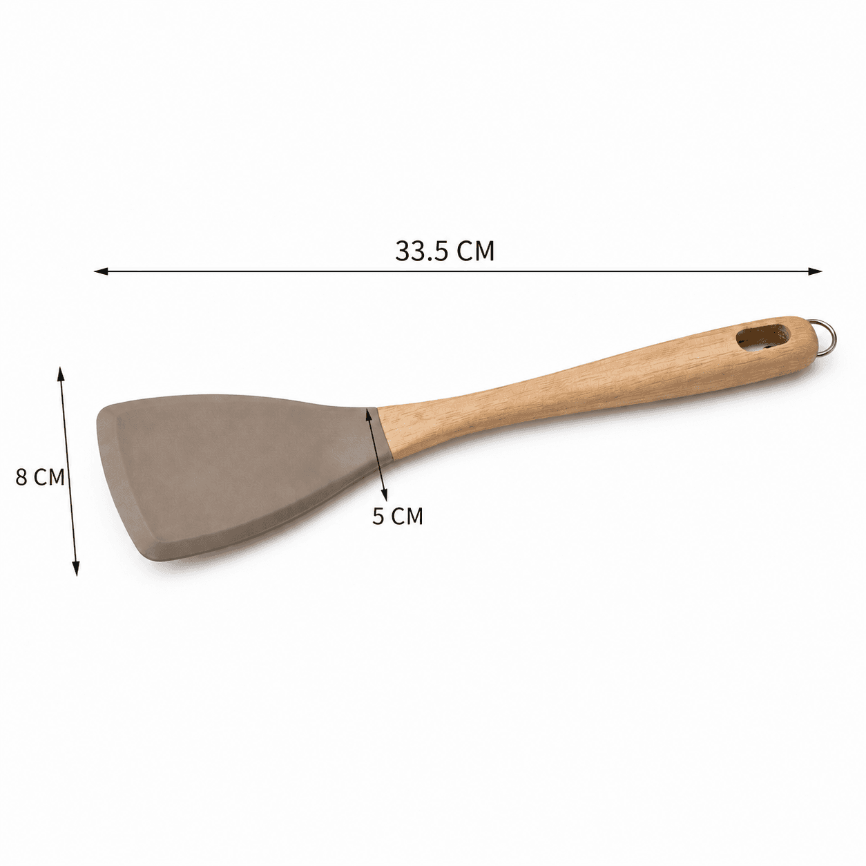 Silicone Spatula with Wooden Handle 7