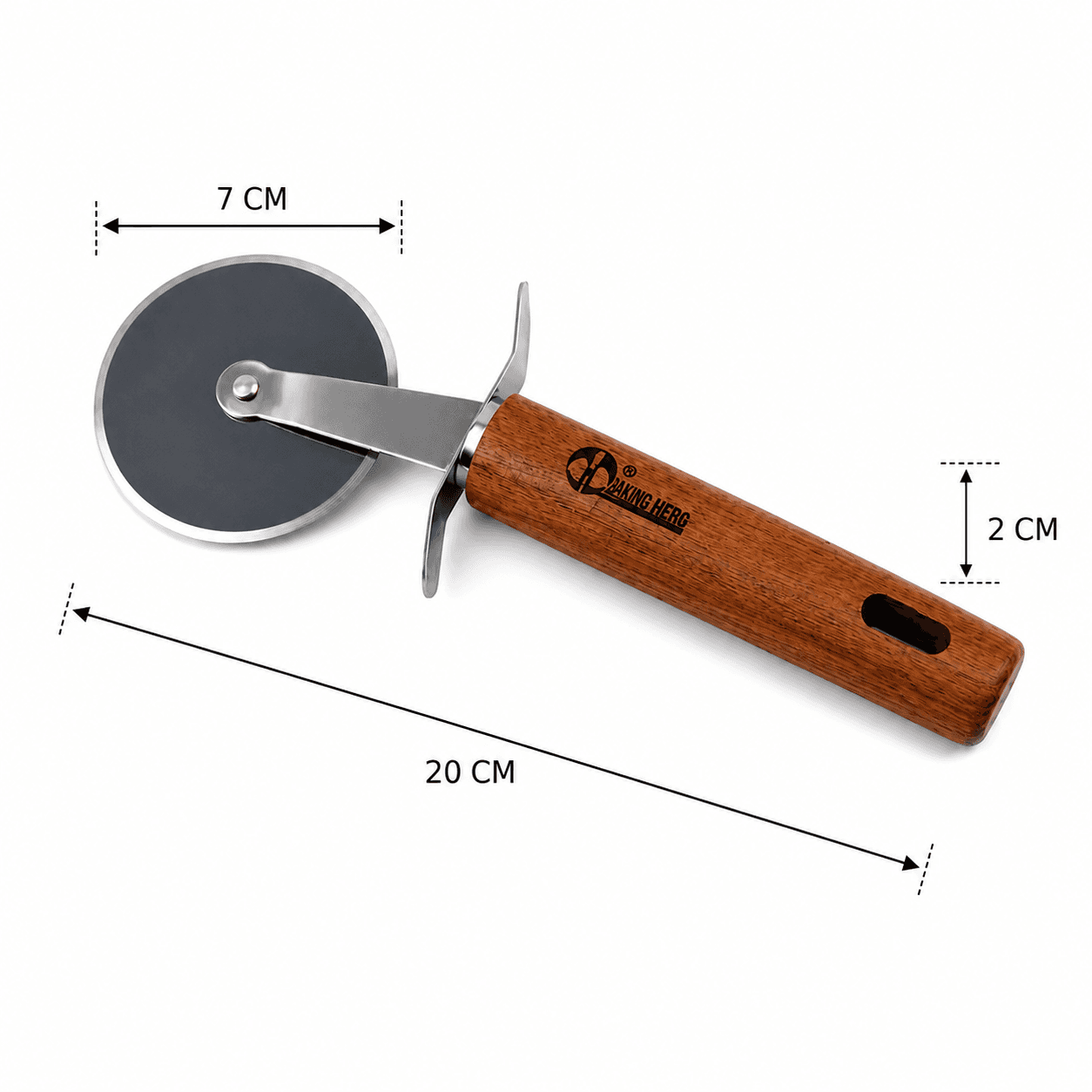 Kitchen Utensil M-Q05 (Wooden Handle Pizza Cutter) 8