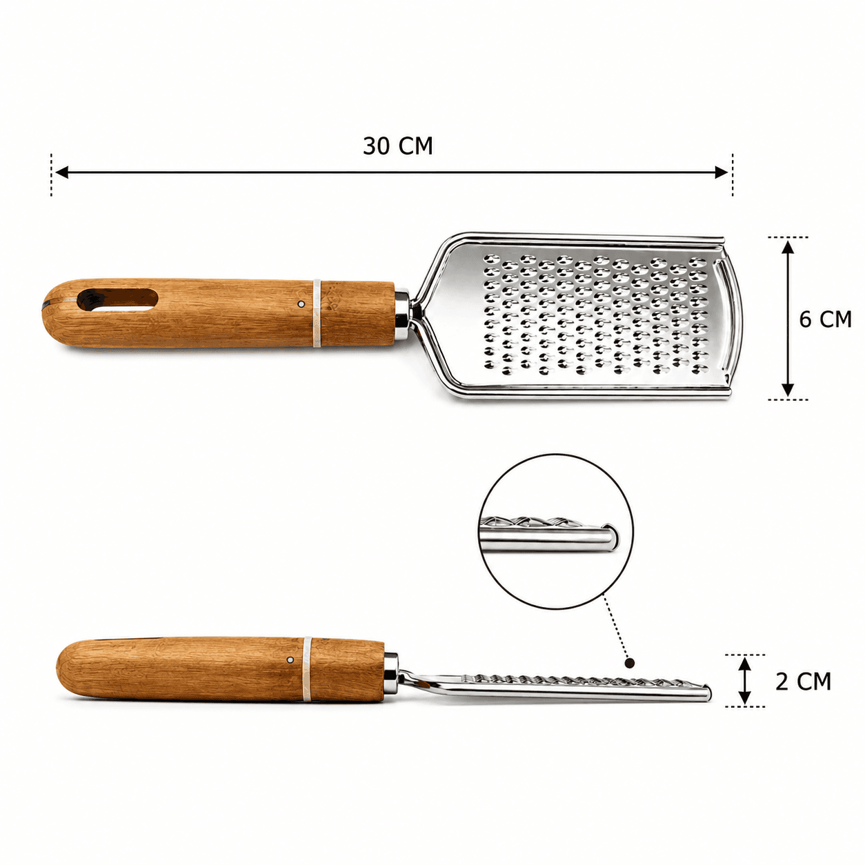 Kitchen Utensil M-Q10 (Wooden Handle Food Grater) 7