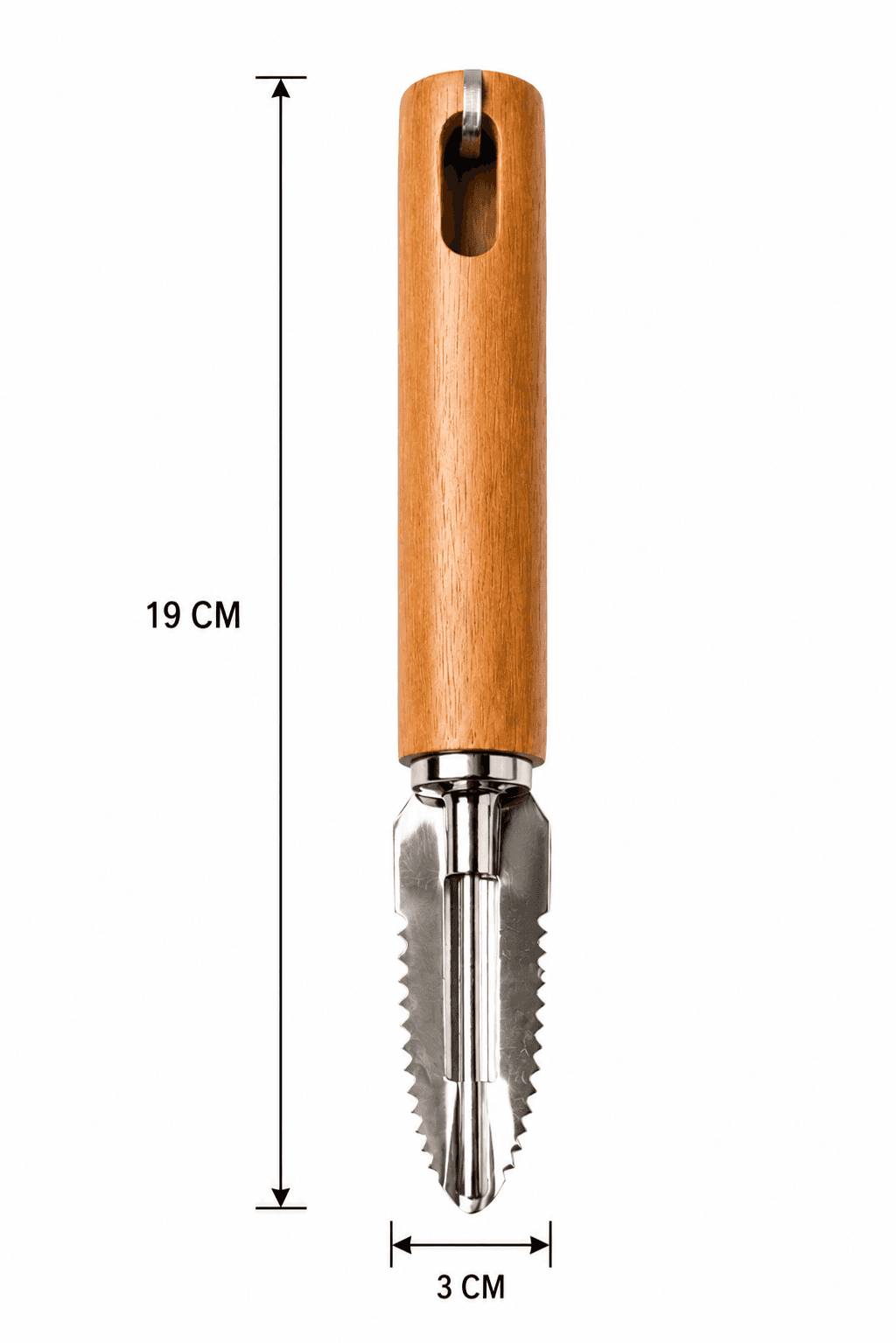 Professional Vegetable Peeler with Wooden Handle 6