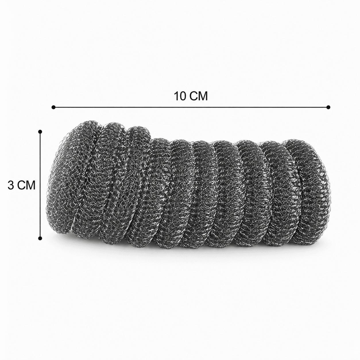 Stainless Steel Scouring Ball Set – 10 PCS 6