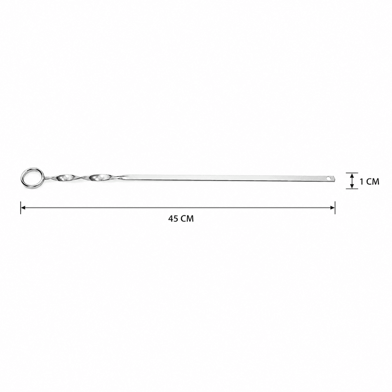 Set of 6 Metal BBQ Skewers 7