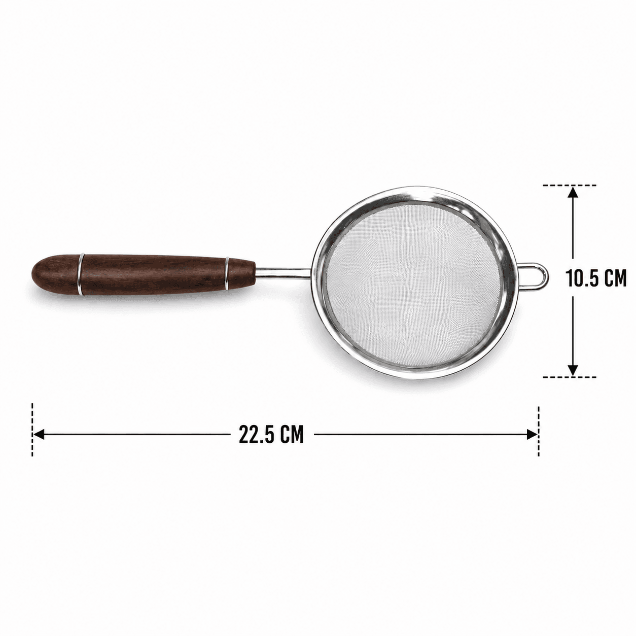 Tea Strainer with Handle - Stainless Steel 7