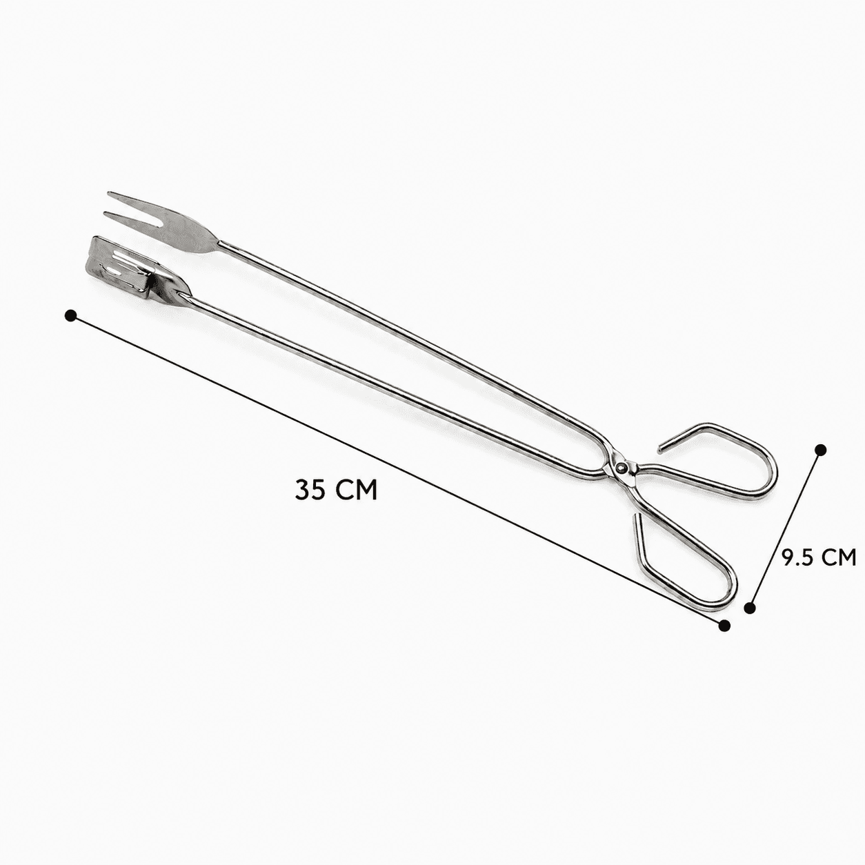 Long Metal BBQ Tongs 7