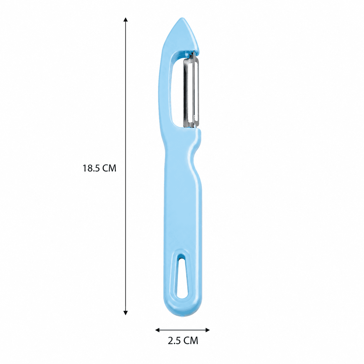 HD139 Vegetable Peeler (Plastic, 4 Pieces per Box) - Sky Blue 3