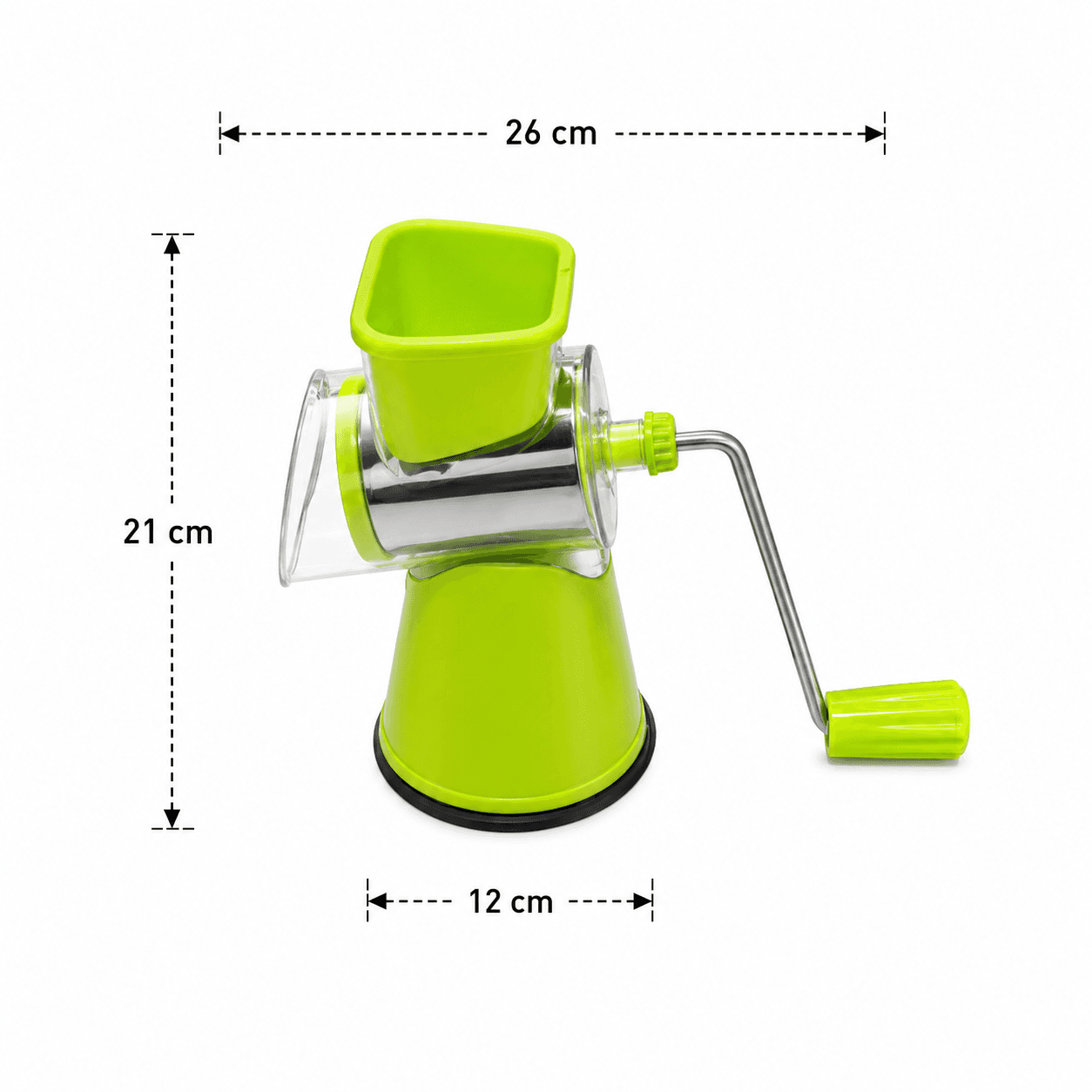 Manual Vegetable Cutter XHD01 (Multi-Blade Hand Vegetable Slicer, Green) 8