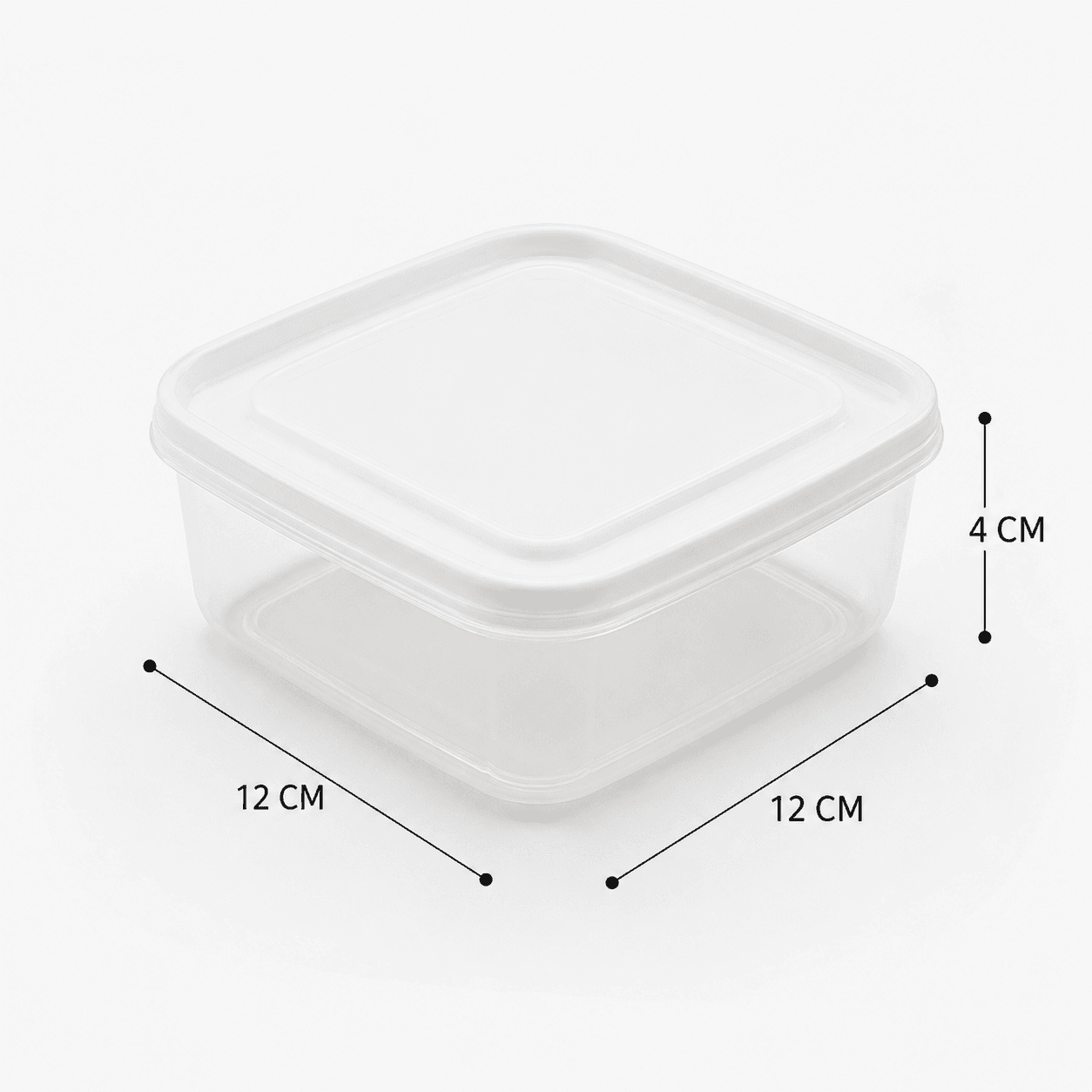 Square Food Storage Container Set - 4 Pieces 10