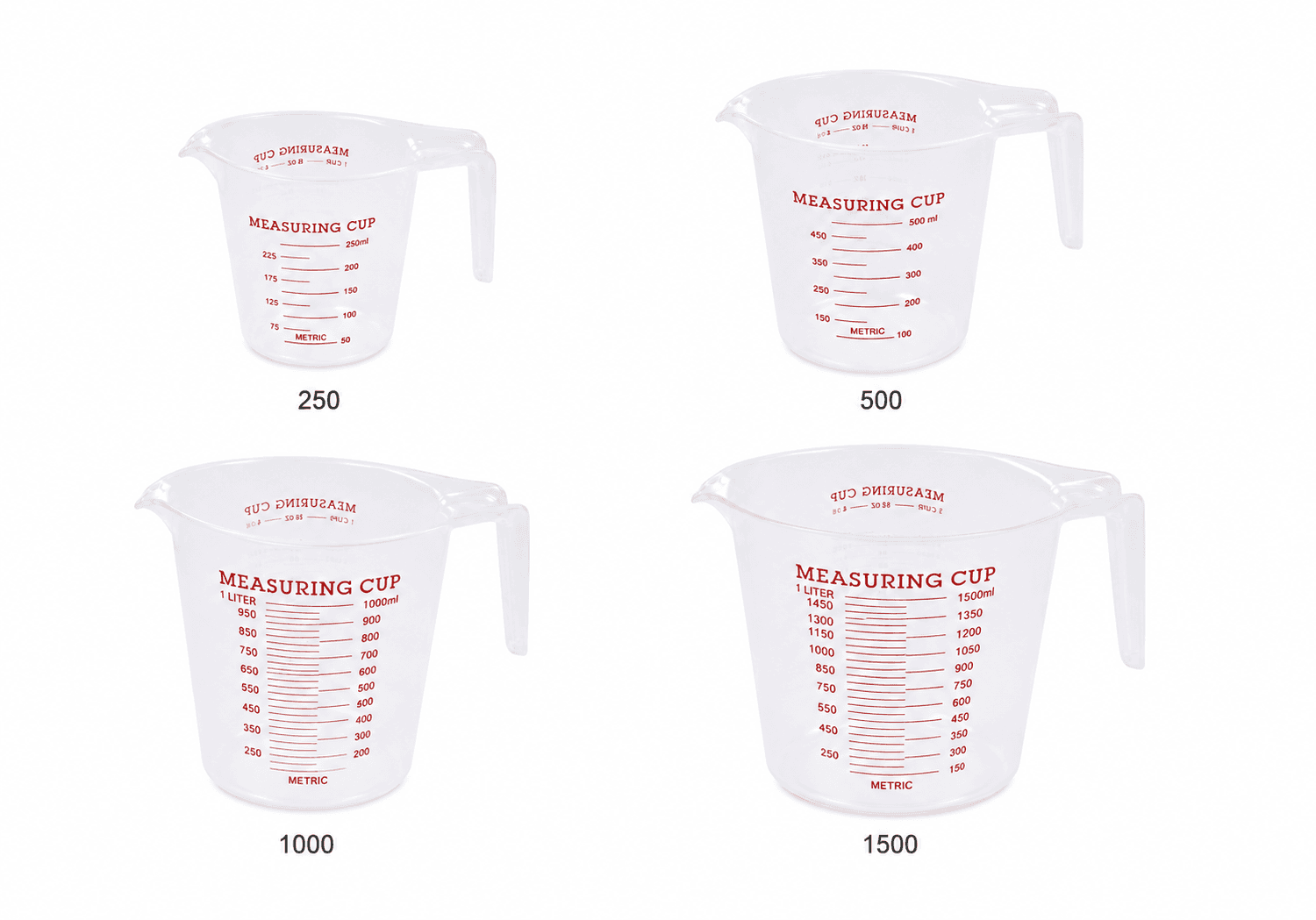 Measuring Cup Set of 4 Pieces (24×16×17 cm) 10