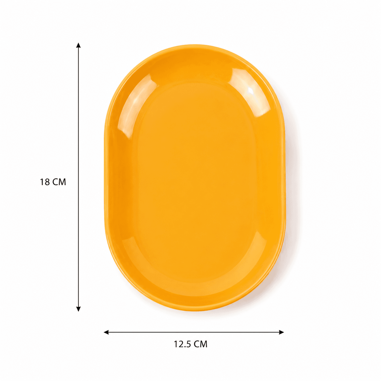 Oval Serving Plate Set – Multiple Colors (4 Pieces) 6