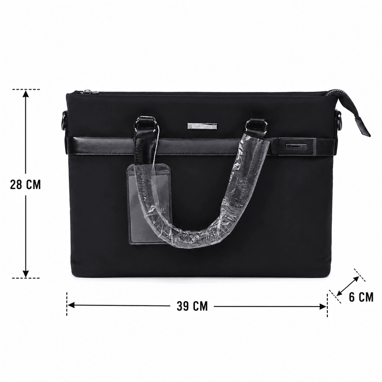Classic Business Laptop Bag – Elegant Design with Shoulder Strap for Office & Travel 8
