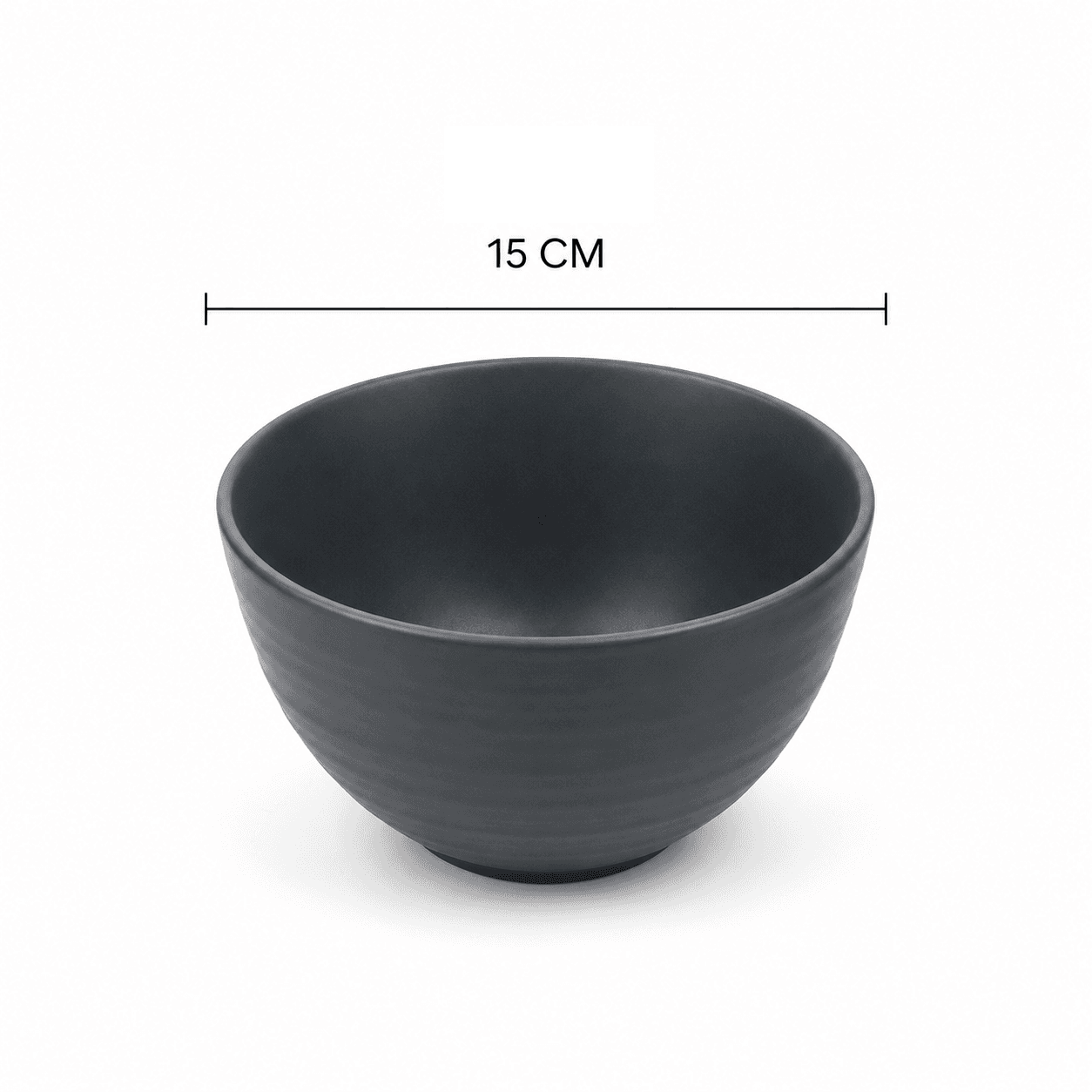 Luxury Classic Natural-Touch Ceramic Serving Bowl in Blue-Gray Set of 6 Pieces – Size 15 cm


 6