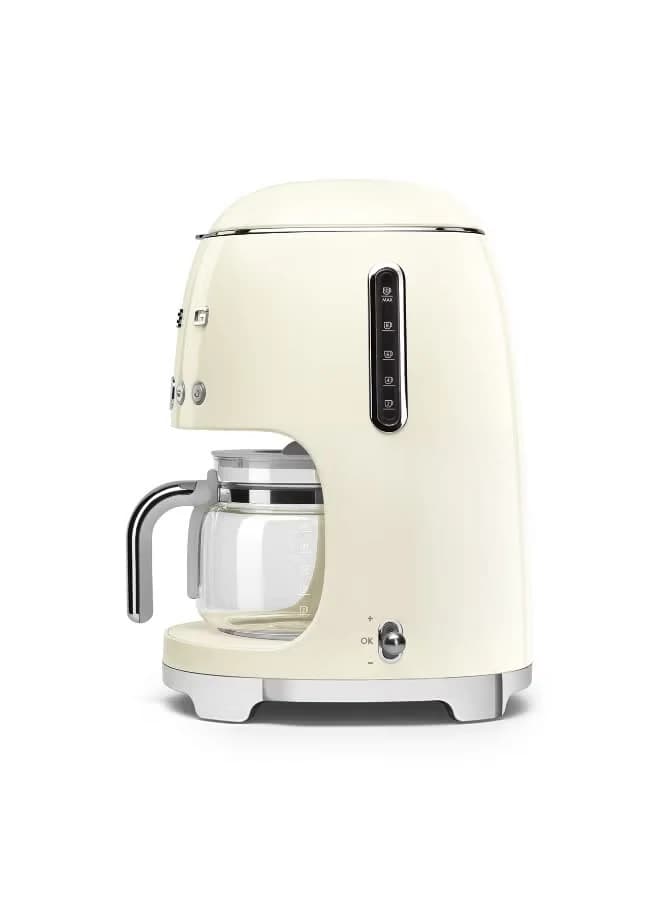 SMEG 1950s-Style Coffee Machine, Cream 2