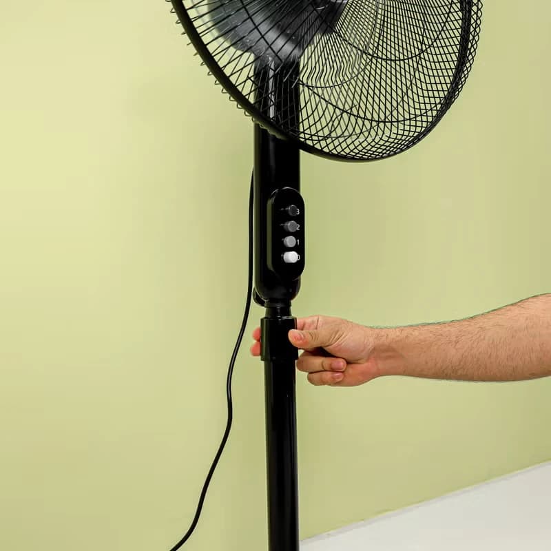 16-Inch Portable Stand Fan, 50W, GF9615L – Black 2