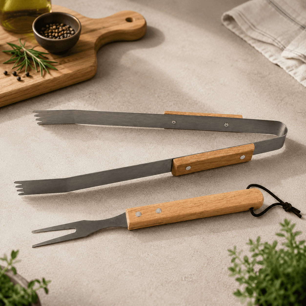 Stainless Steel BBQ Tool Set