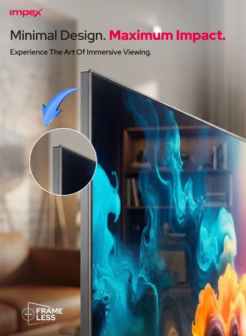 43-Inch Full HD Smart LED TV – Android, Quad-Core Processor 3
