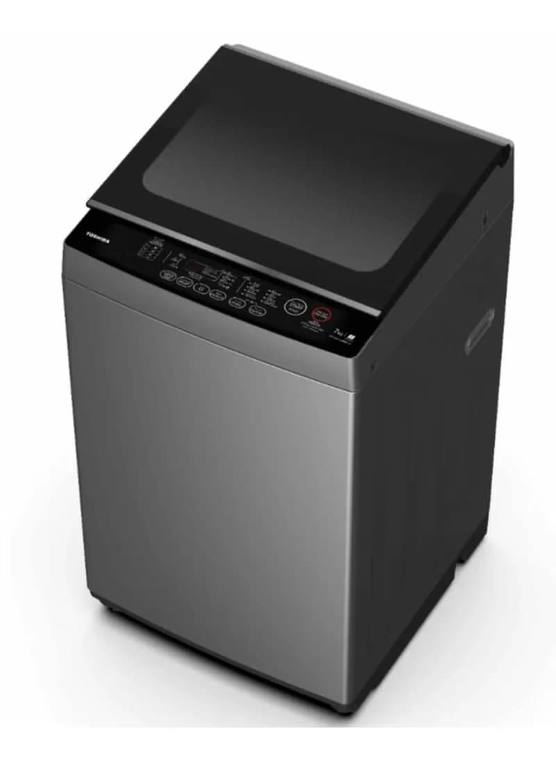 Toshiba 7 kg Top-Load Washing Machine, Silver – AW-M801BUPBB 2