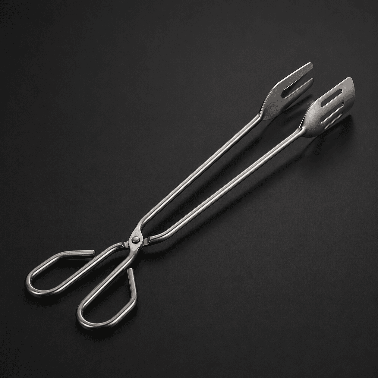 Long Metal BBQ Tongs