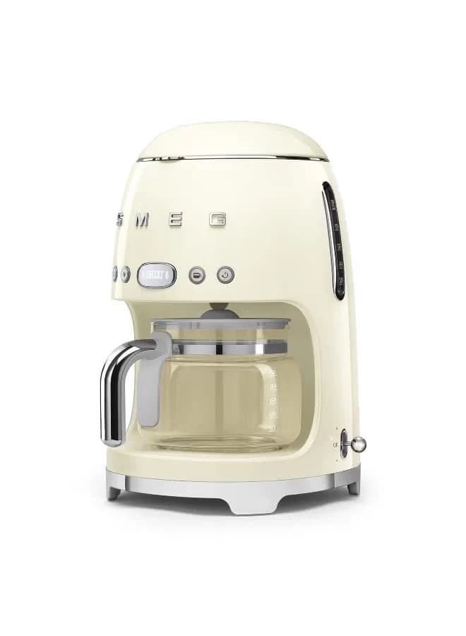 SMEG 1950s-Style Coffee Machine, Cream