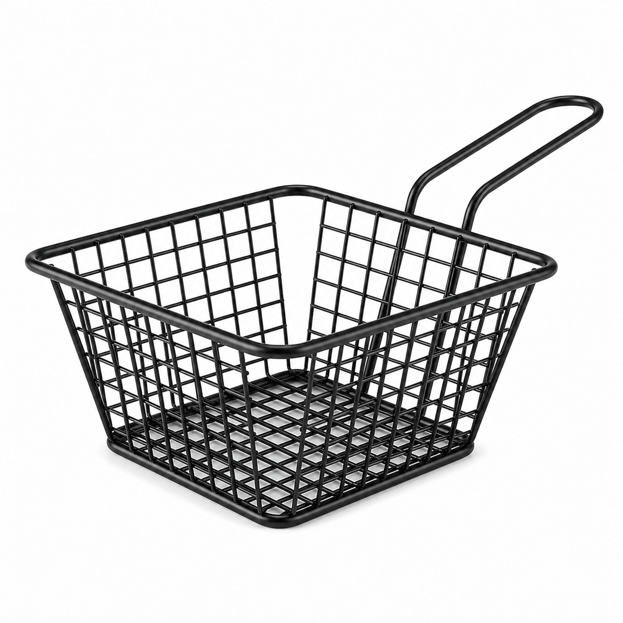Frying Basket LX161 (Large Black Metal Basket for Deep Frying) 2